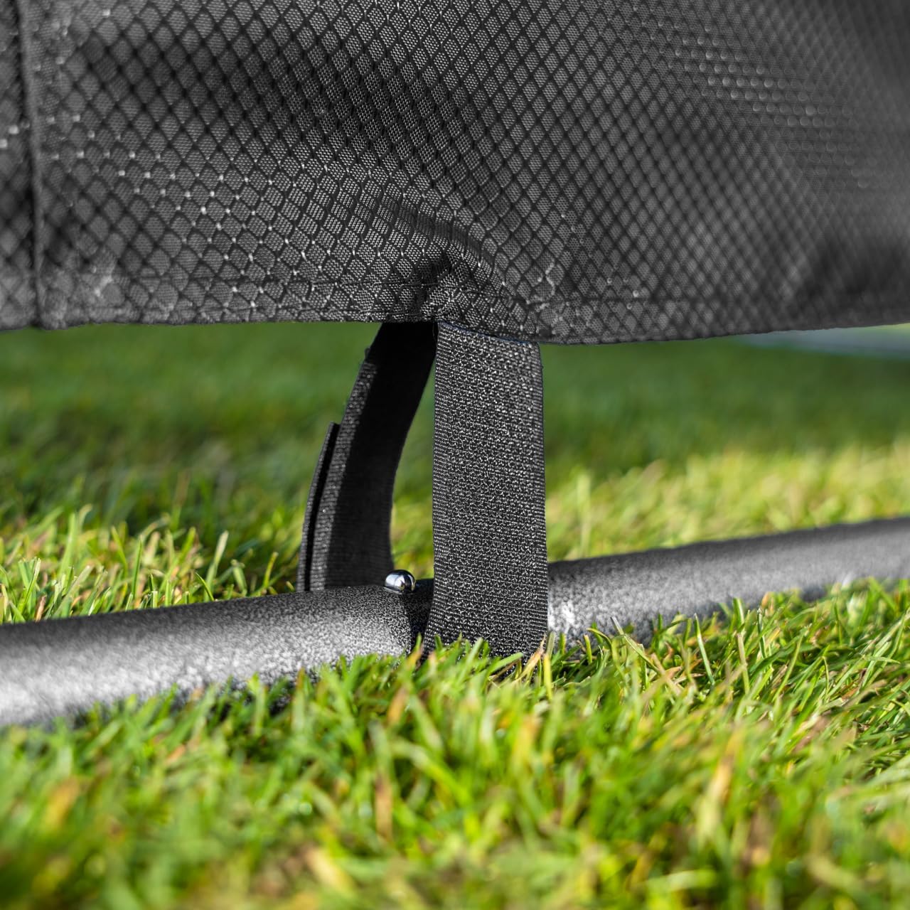 FORZA Portable Team Shelter | Durable Steel Frame Shelter for Sports Teams – Optional Benches & Multiple Colors (Black, Shelter + 4 Seater Bench)