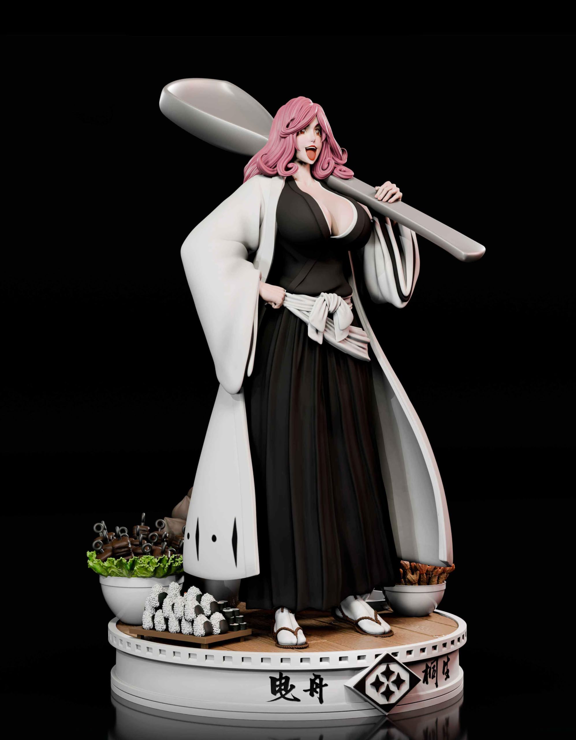 ブリーチ BLEACH  穀王 曳舟桐生 ガレージキット  フィギュア Amazon.co.jp: 曳舟桐生 ひきふねきりお フィギュア 1/6スケール 塗装