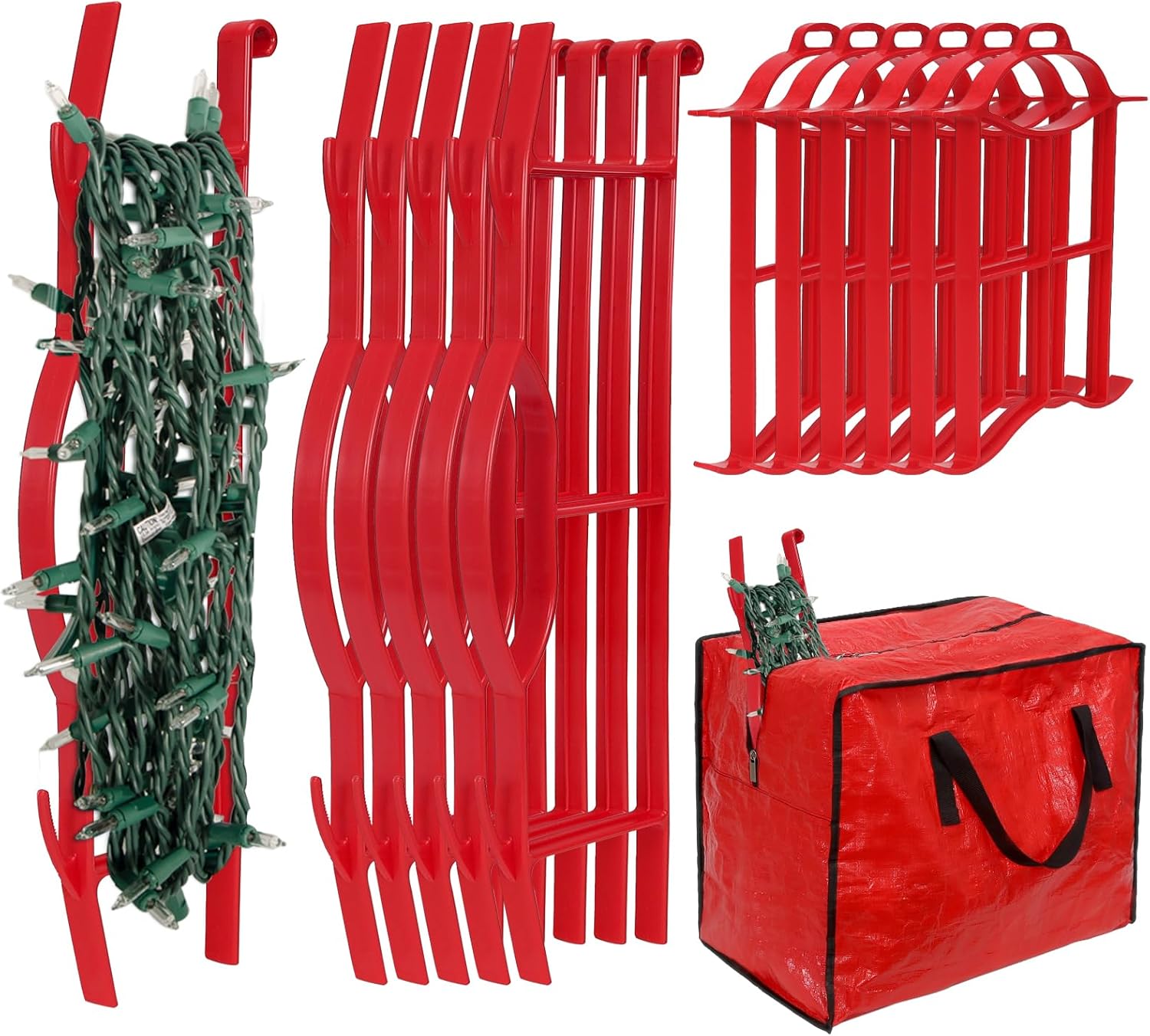 Set of 12 All Purpose Light Storage Holder,Christmas Light