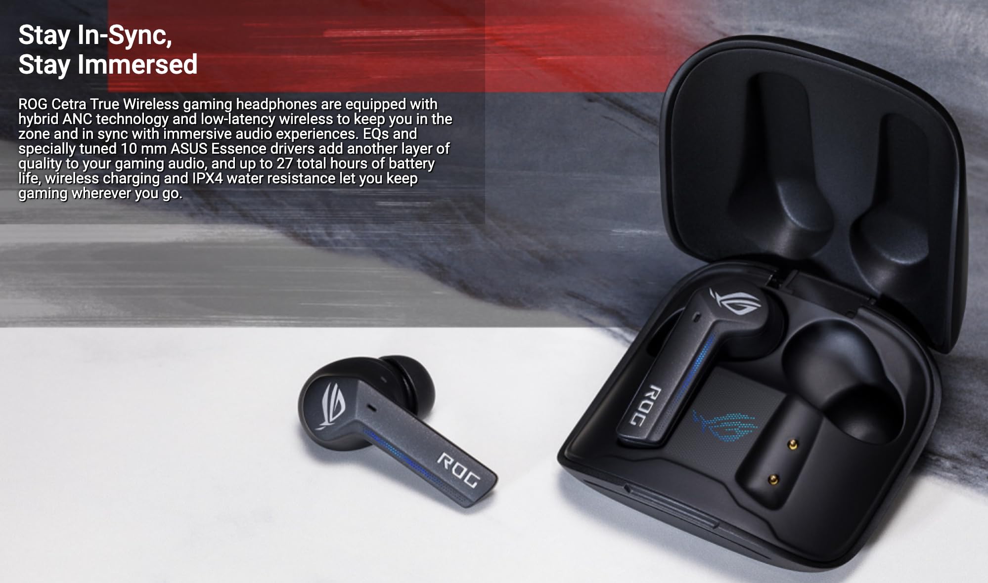 【めい】ROG CETRA TRUE WIRELESS Amazon.com: ASUS ROG Cetra True Wireless Gaming Headphones