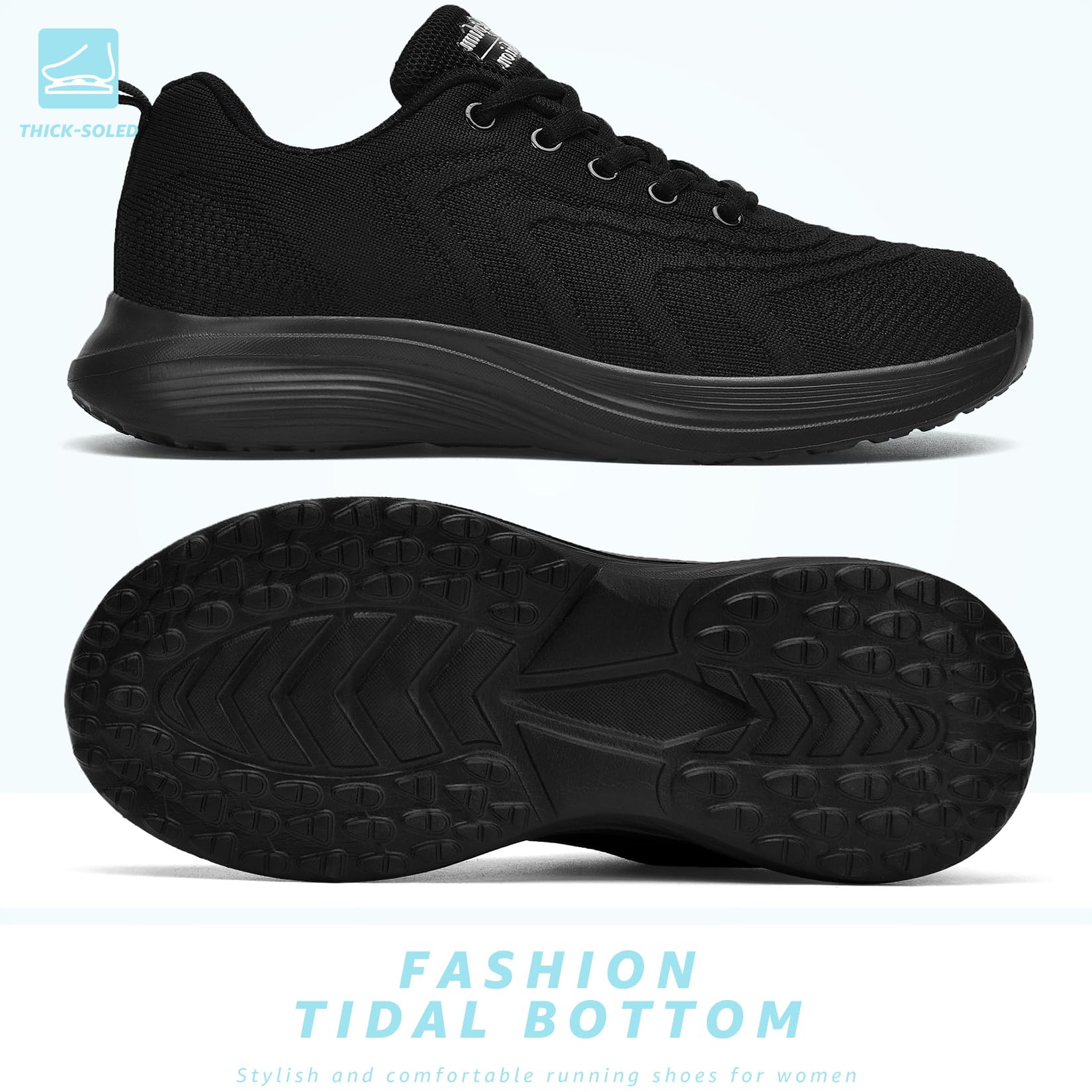 ELAPHURUS Damen Sneaker Atmungsaktiv Hallenturnschuhe Leicht Fitnessschuhe Walking Sportschuhe