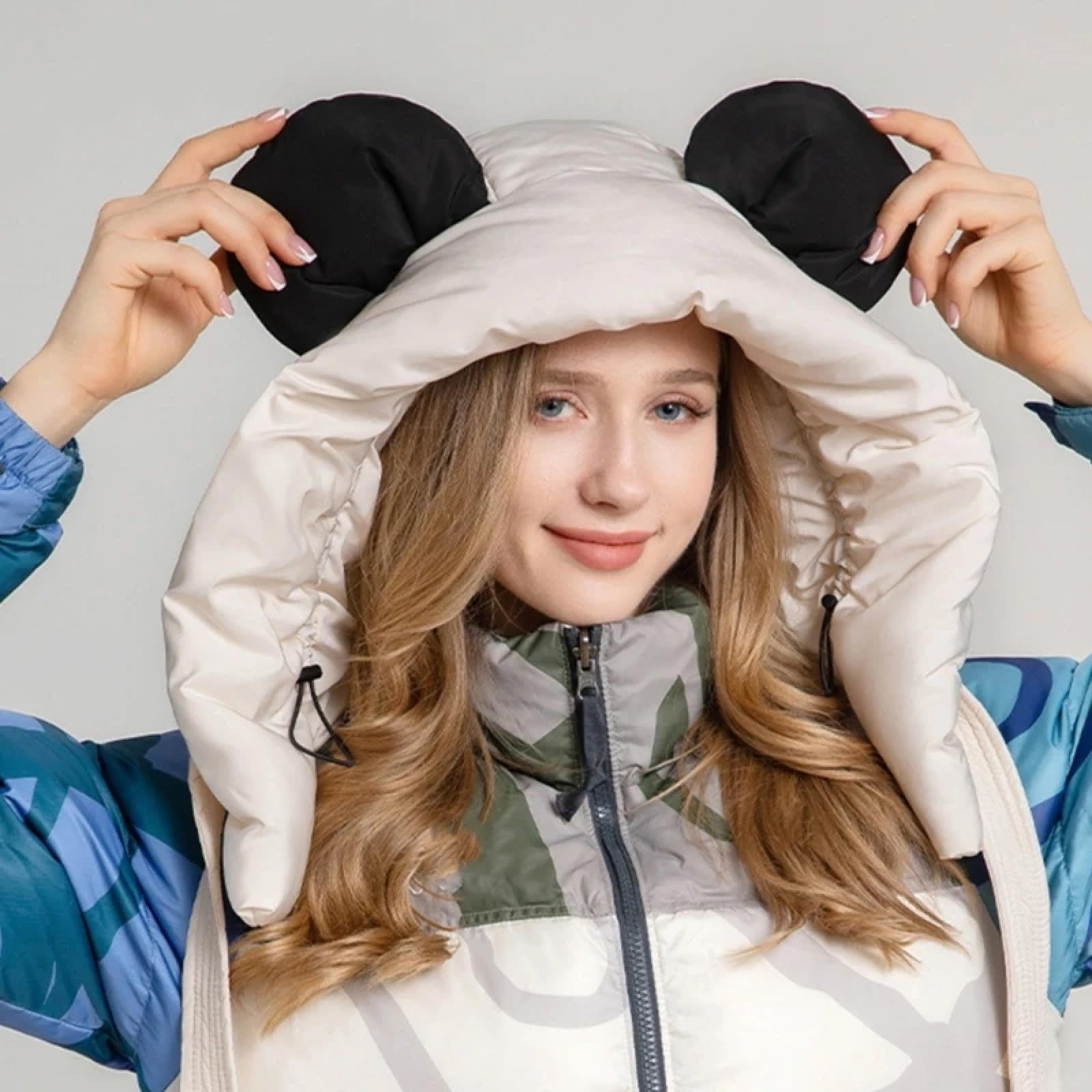 Czapki Czapki Skullies Czapki Beanie Panda Ucho Wyściełana Czapka Jesień Zima Ciepła Czapka Wiatroszczelna Kobiety Ochrona uszu Czapka Zimowe Nakrycia Głowy dla kobiet i dziewcząt