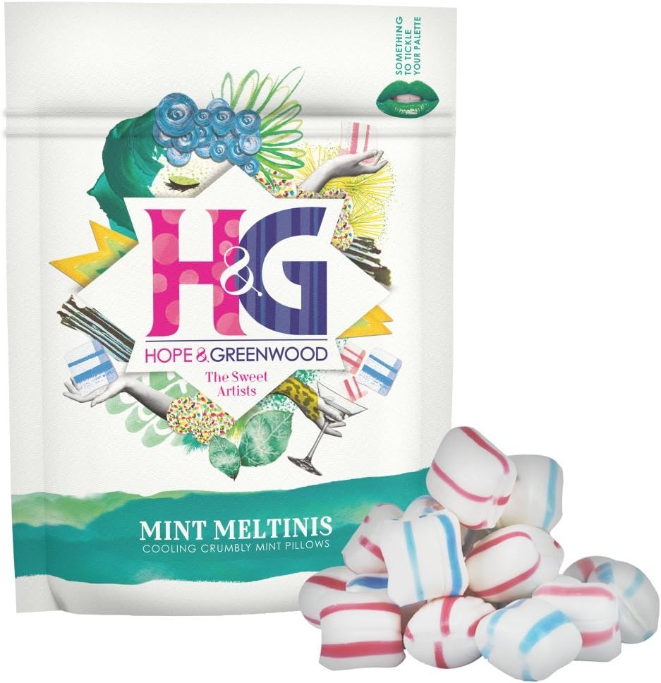 Hope & Greenwood Mint Meltinis, 6 x 100g Packs
