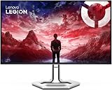 Lenovo Legion Pro 32UD-10 - Écran Gaming de 31.5" avec Eyesafe (UHD, QD-OLED, 240Hz, 0.03ms GtG, 2xHDMI+DP+ USB Type-C, AMD FreeSync Premium Pro) - Réglage en Inclinaison - Noir-Blanc - 1