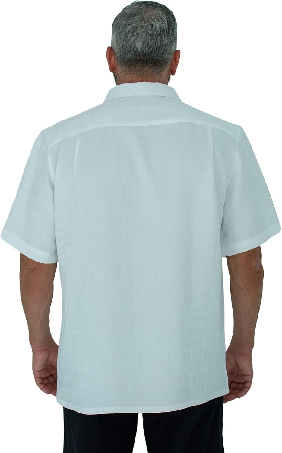 short fin Button Down Premium Textured Modal Shirt, with Tribal Inspired Print