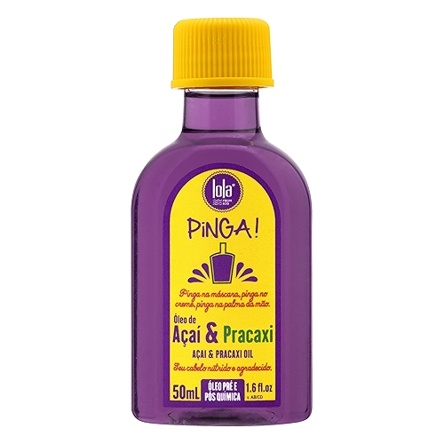 Pinga Açaí e Pracaxi Óleo 50ml , Lola Cosmetics