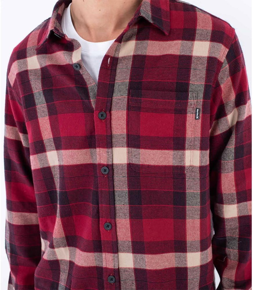 Hurley Men's Portland Organic Flannel Ls - Image 8