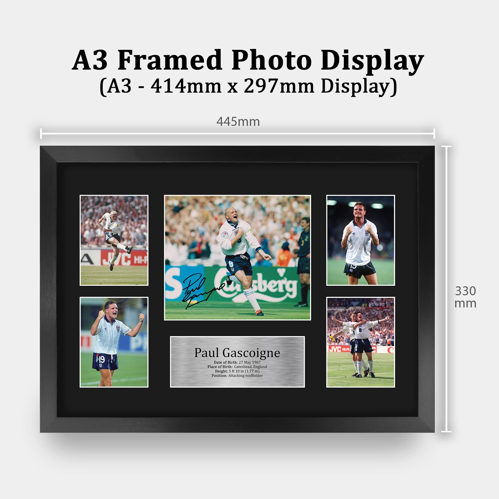 Amazon.co.jp: HWC Trading Paul Gascoigne England Gazza 40.6