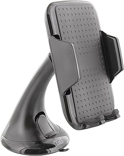 T'nB CARHOLDBK2 Universeller Handyhalterung mit Saugnapf schwarz