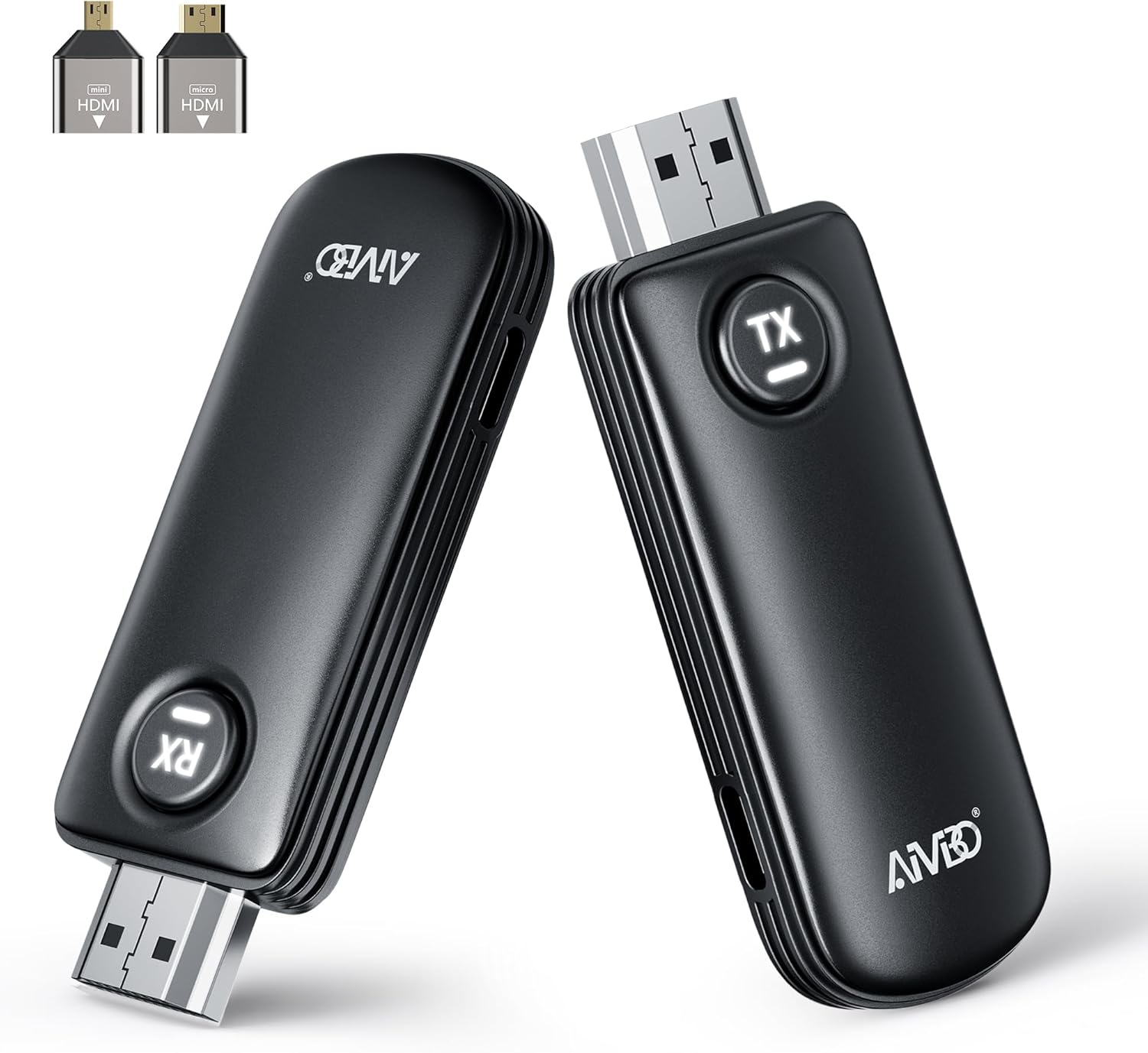 2026 Transmisor y Receptor HDMI inalámbrico 1080P, Plug & Play, 2.4/5G Wireless HDMI Estable Transmisión de Audio y vídeo para computadora portátil, PC a Monitor, HDTV, Proyector – 50M