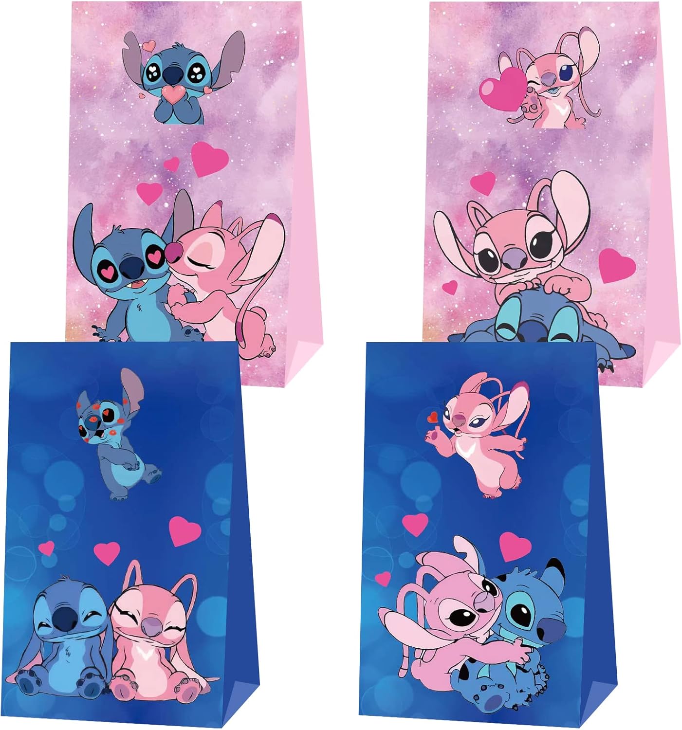24 PCS Stitch Party Favor Bags, Stitch Gift Bags Party