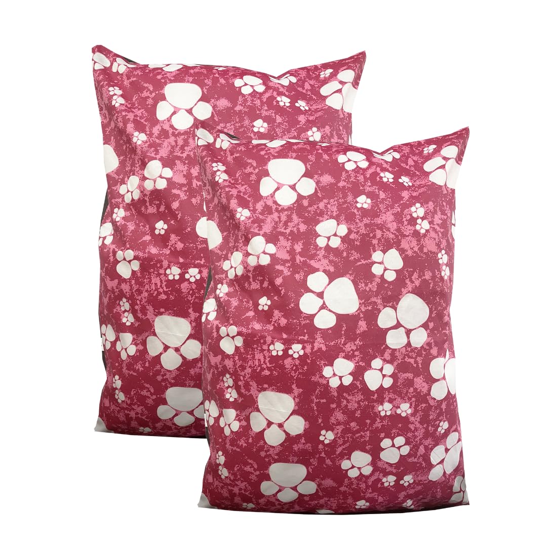 HOMELY IDEAS Large Dog Bed Cushion – Soft & Washable Inner Cushion with Printed Zipper Cover – Durable & Comfortable Pet Bed for Medium & Large Dogs & Cats