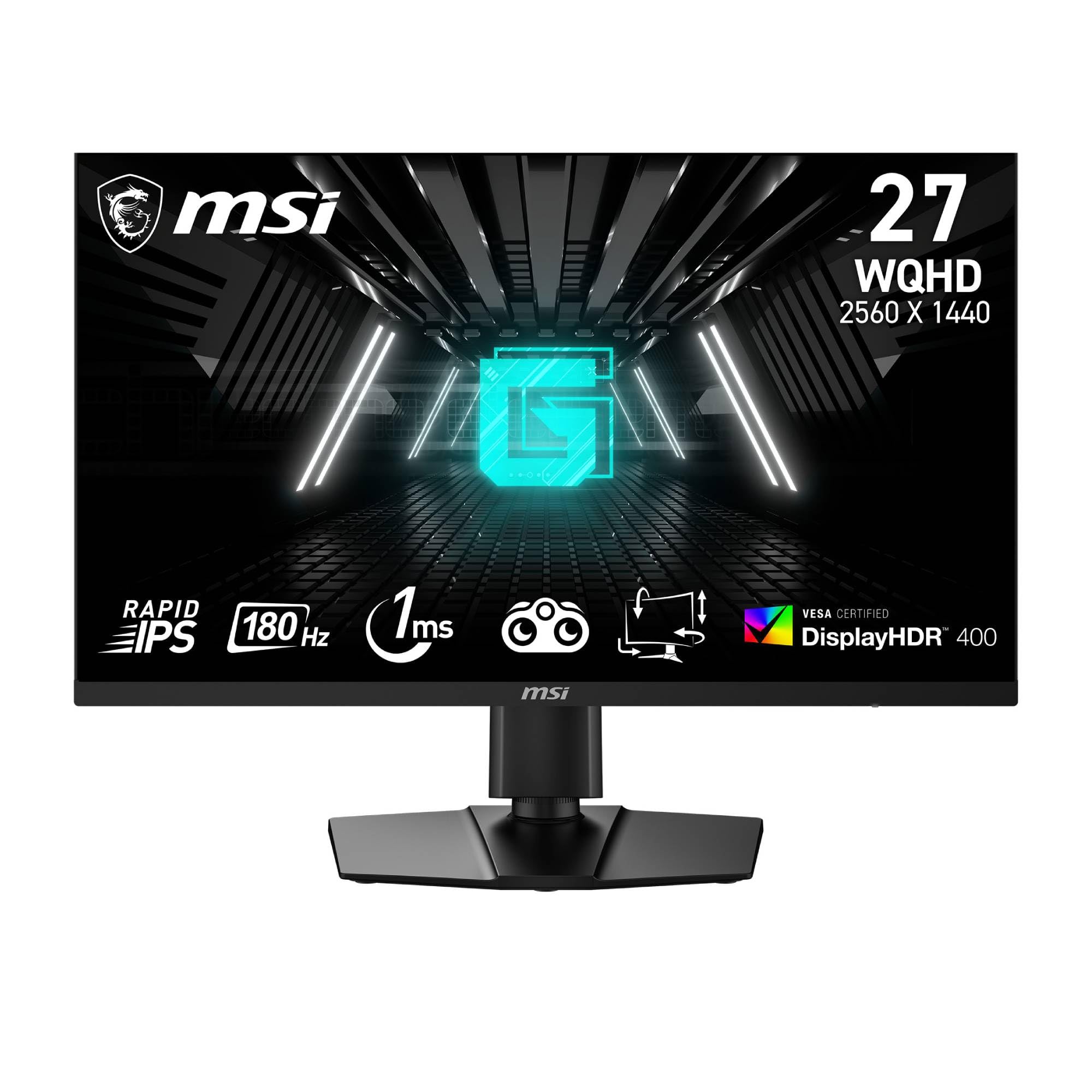 出*m様 【未開封】MSIモニターG274QPF E2 27インチ2k180Hz MSI G274QPF E2 27 Inch 2K WQHD Gaming Monitor - 2560 x 1440 Rapid
