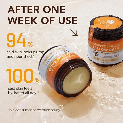 Miniatura 7 de Sarga de ternera alimentada con pasto para la piel crema hidratante corporal facial de ternera batida - Bálsamo de sebo natural para el cuidado de