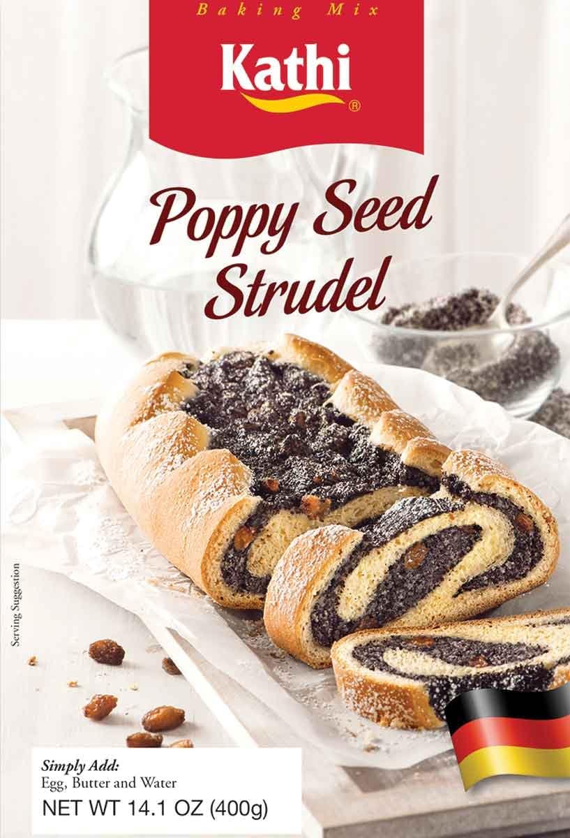 Kathi Poppy Seed Strudel Baking Mix, 14.1 Ounce