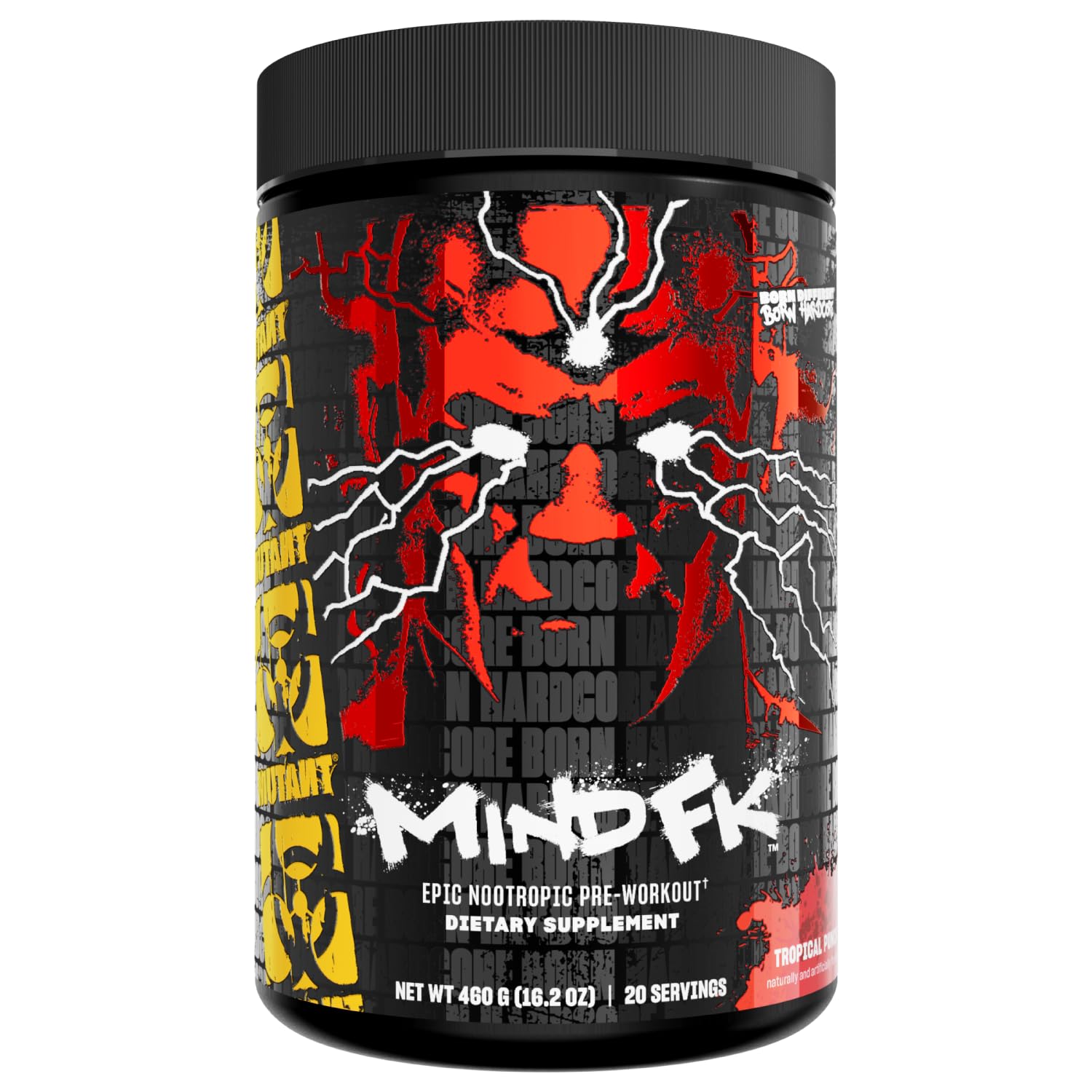 MUTANT MindFK, Epic Nootropic Pre-Workout, Tropical Punch, 16.2 oz Tropical Fruit Punch