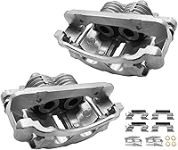Funire Front Disc Brake Caliper Assembly with Bracket for 2003-2004 Ford Mustang Base/GT - Driver & Passenger Side, Replaces 18-B4839 & 18-B4838