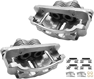Funire Front Disc Brake Caliper Assembly with Bracket for 2003-2004 Ford Mustang Base/GT - Driver & Passenger Side, Replaces 18-B4839 & 18-B4838