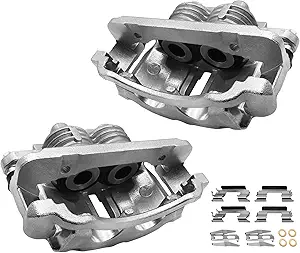 funire Front Brake Caliper Assembly with Bracket for 2003–2004 Ford Mustang (Pair)