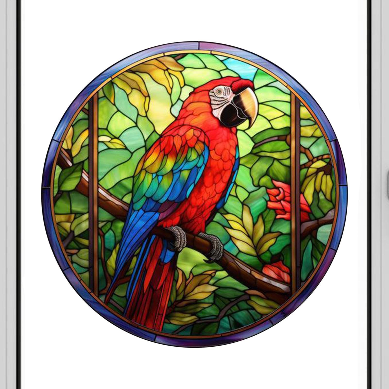 Dirfuny Static Cling Stickers, Anti-Collision Window Decoration Decals, Animal Sticker, Double-Sided Decal to Prevent Bird Strikes Window Glass, Alert Birds