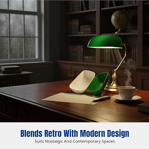 Miniatura 5 de Qianly Bankers - Accesorios de pantalla de repuesto de estilo retro, decoración del hogar, cubierta antigua, para dormitorio, centros de mesa de