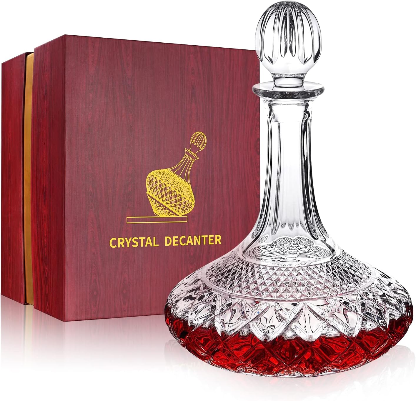 Wine Decanter,Creative Snow Mountain Style Crystal Red Wine Decanter - View #2