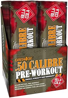 Grenade 50 Calibre Pre-Workout Devastation Sachets - Killa Cola, 50 Servings (25 Sachets, 2 Servings per Sachet)