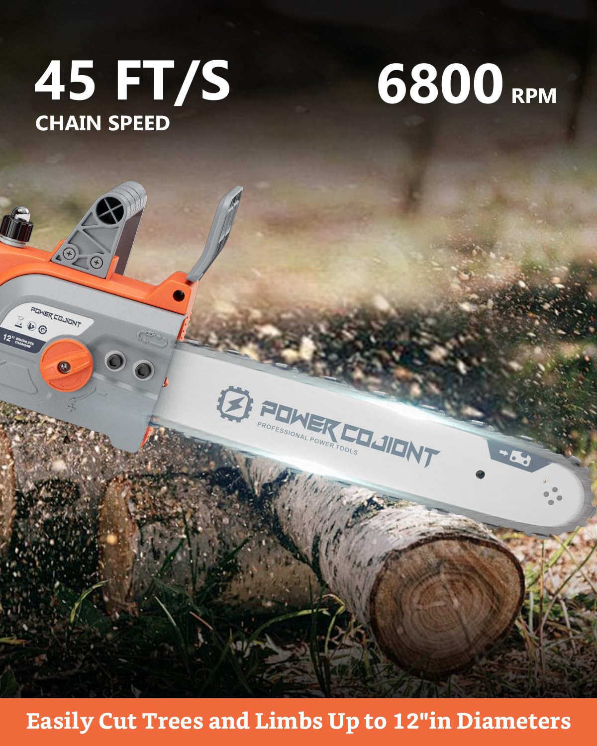 Amazon.com : Cordless 12 Inch Chainsaw Brushless for 20V Batteries