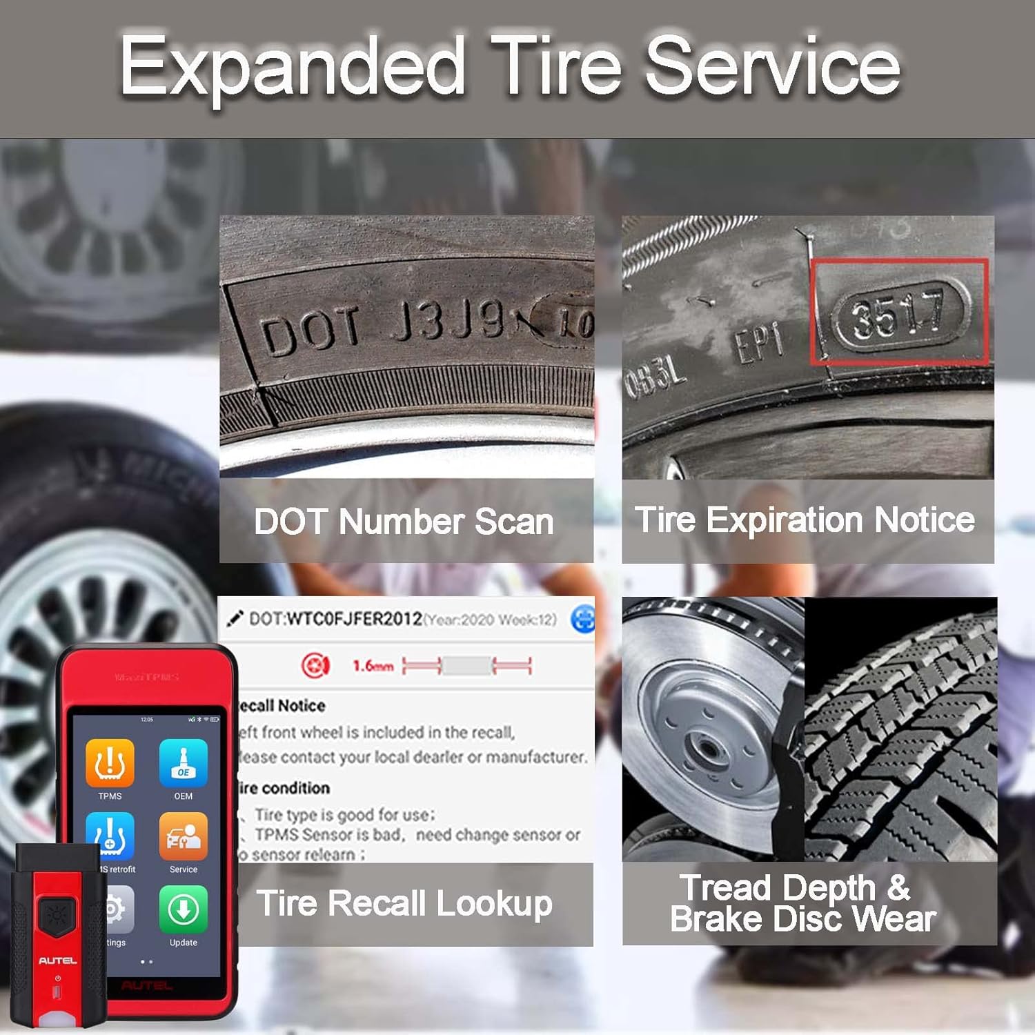 Autel TPMS Programming Tool MaxiTPMS ITS600 2023 Version Read/Activate/Relearn TPMS Sensor Program MX Sensor OLS/SAS/BMS/EPB AutoVIN VINscan Free TPMS Software Update Compatible TBE200 TBE100