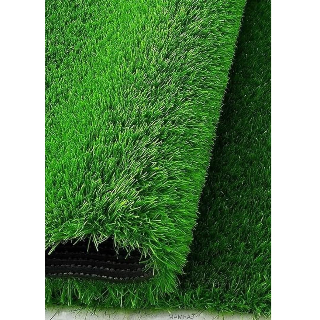 MAMRAJ Artificial Grass Mat for Balcony | 35mm | Carpet for Outdoor and Indoor | Living Room and Garden Decorations Items | Waterproof Turf Mats for Terrace | Anti-Skid | [1.5 x 4]-image-49