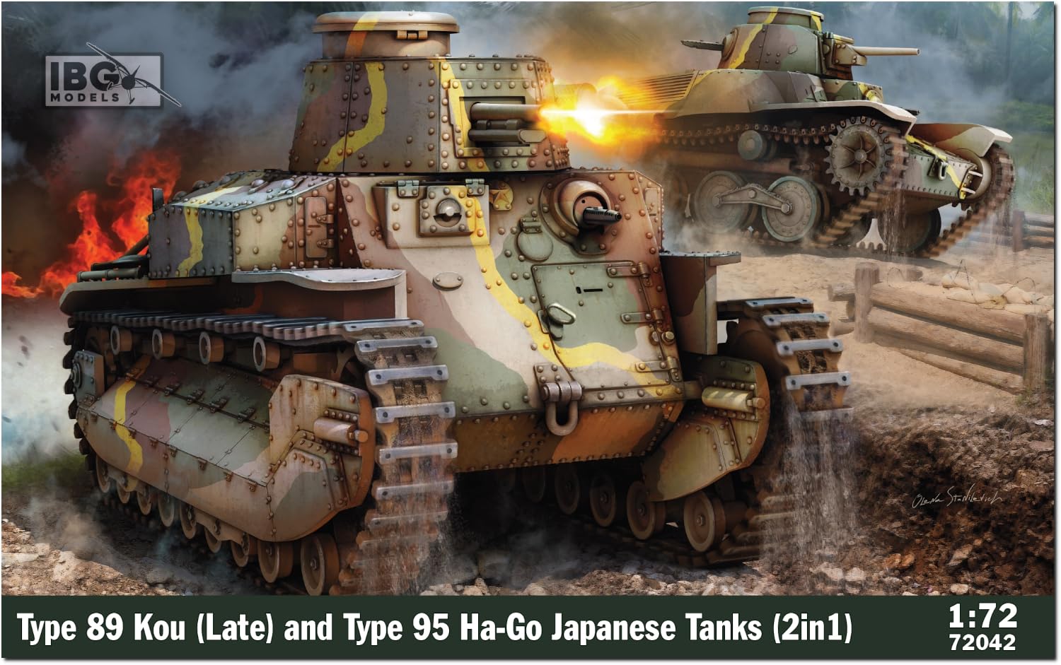 IBG - Type 89 Kou E Type 95 Ha-Go 1/72 - ibg72042