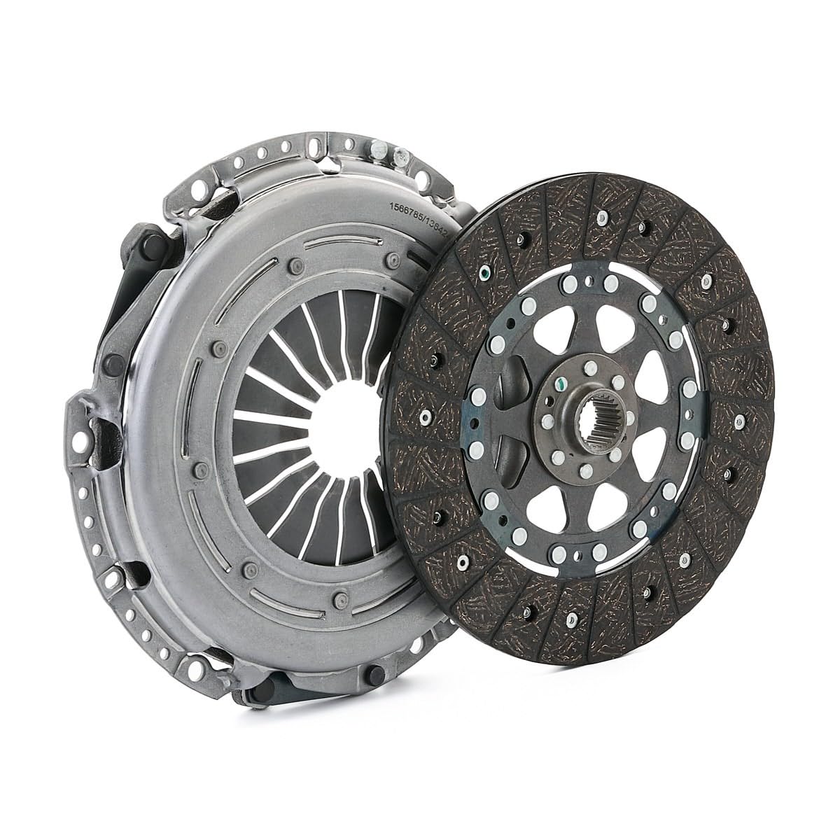 RIDEX 479C0195 Kit de embrague con placa de apriete de embrague con plato de embrague sin cojinte de desembrague se requiere herramiente especial para montaje Revisar/sustituir volante doble masa