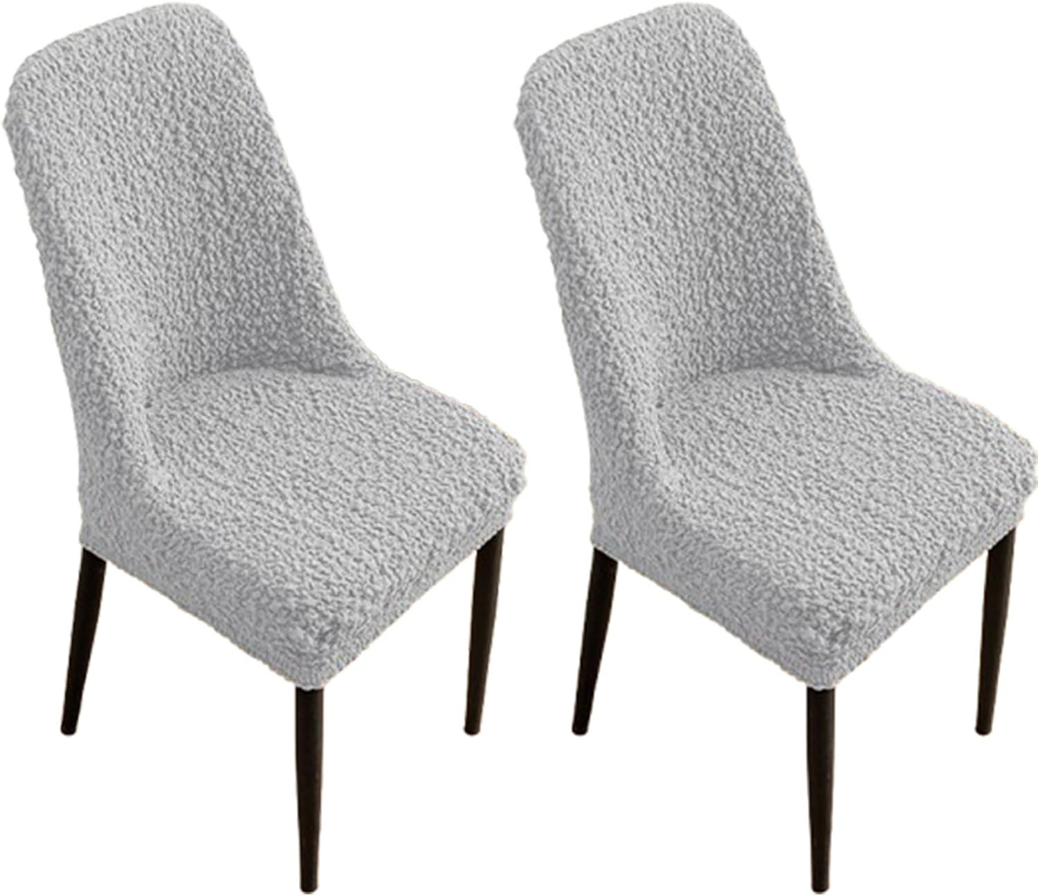 Dining Room Chair Covers Protectors Stretch Kitchen Chair, Office Desk Chair Covers, Removable, Washable, for Decorative/Dining Room/Wedding,B,2pcs