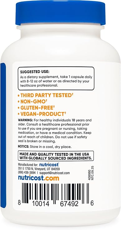 Nutricost Mushroom Complex Supplement, 120 Capsules for 120 Servings