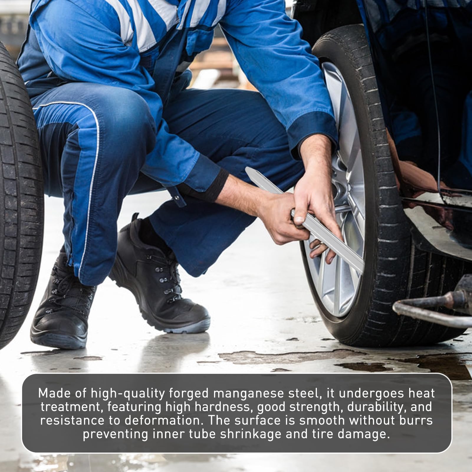 Démonte Pneu Manuel Auto - Utilitaires - Quad - 4x4 + 1 Pistolet De Gonflage + 1 Kit Réparation Pneu Tubeless - Auto