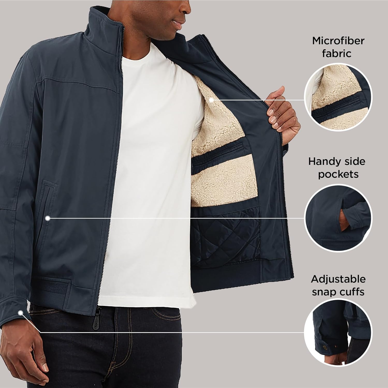 LAKEWOOD SHERPA LINED JACKET - Image 4