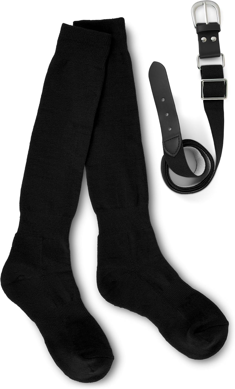 Sof Sole Unisex Baseball Sock and Belt Combo Pack