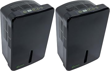 LOCKDOWN Automatic Dehumidifier with Quiet Operation, Drain Hose and Self Monitoring Controls for Humidity Control in Small Rooms, Safes and Closets