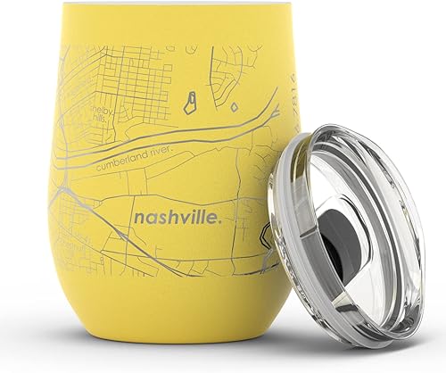 Vista 816 de Well Told Lexington Kentucky Map - Vaso de vino aislado con grabado de mapa de Kentucky, taza de acero inoxidable grabada (12 onzas, verde domingo)