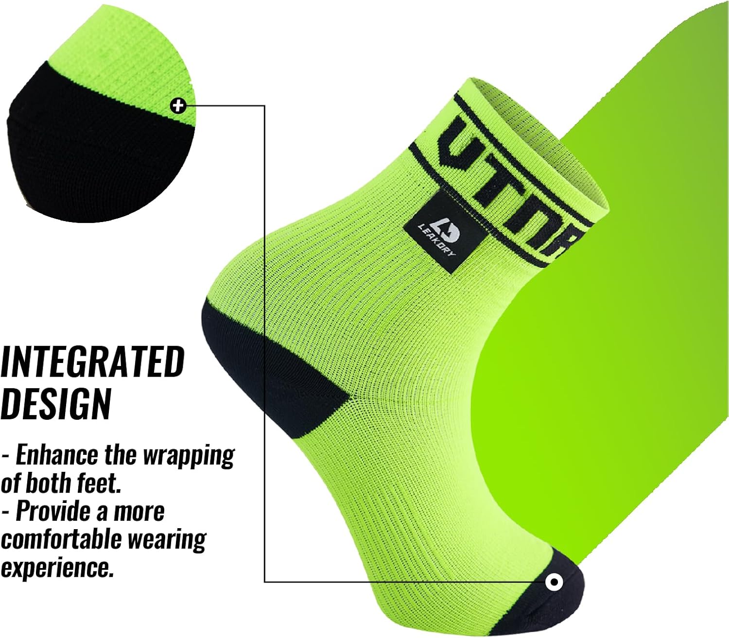 LEAKDRYWaterproofSocks,Breathable,Lightweight,Hiking,Running,Fishing,Unisex - Image 4