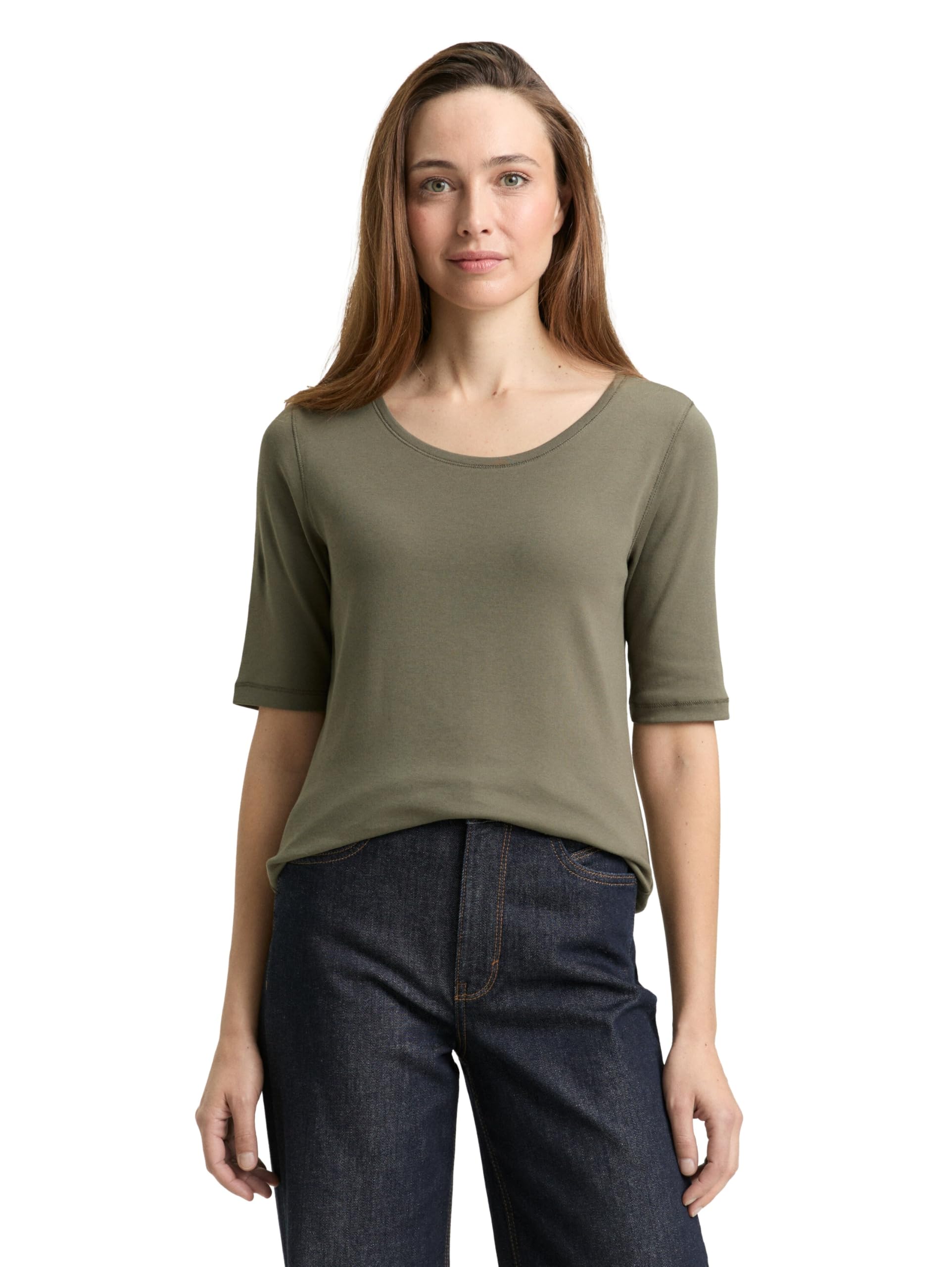 TOM TAILOR Damen Basic T-Shirt