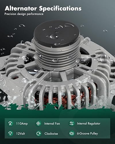 Miniatura 30 de SCITOO Reemplazo del alternador para Toyota para FJ Cruiser 2007-2010, para Toyota para Tacoma 2005-2015, para Toyota para Tundra 2006-2010 4.0L