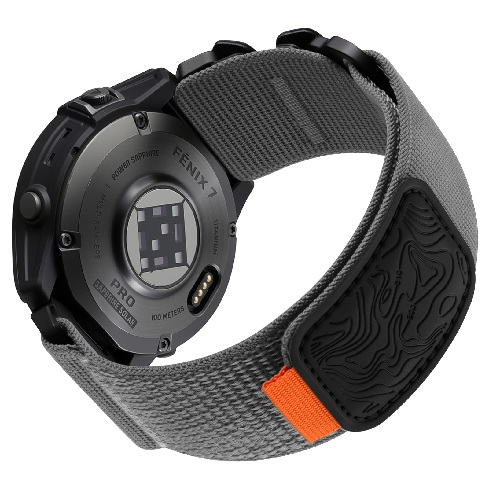 Bandletic Kompatibel mit Fenix 6 Pro/Fenix 6/Fenix 7/Fenix 7 Pro/Fenix 8/E 47mm/Fenix 5/Fenix 5 Plus/Epix 2 Pro 47mm, QuickFit 22mm Nylonarmband für Forerunner 965/955/945/935/Instinct 2/3/E/Quatix 8
