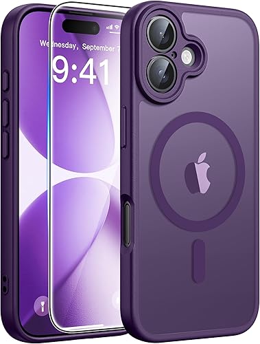 Miniatura 44 de FNTCASE Funda para iPhone Air: [Compatible con Magsafe] Fundas translúcidas mate con [protección completa de la cámara] [protector de pantalla]