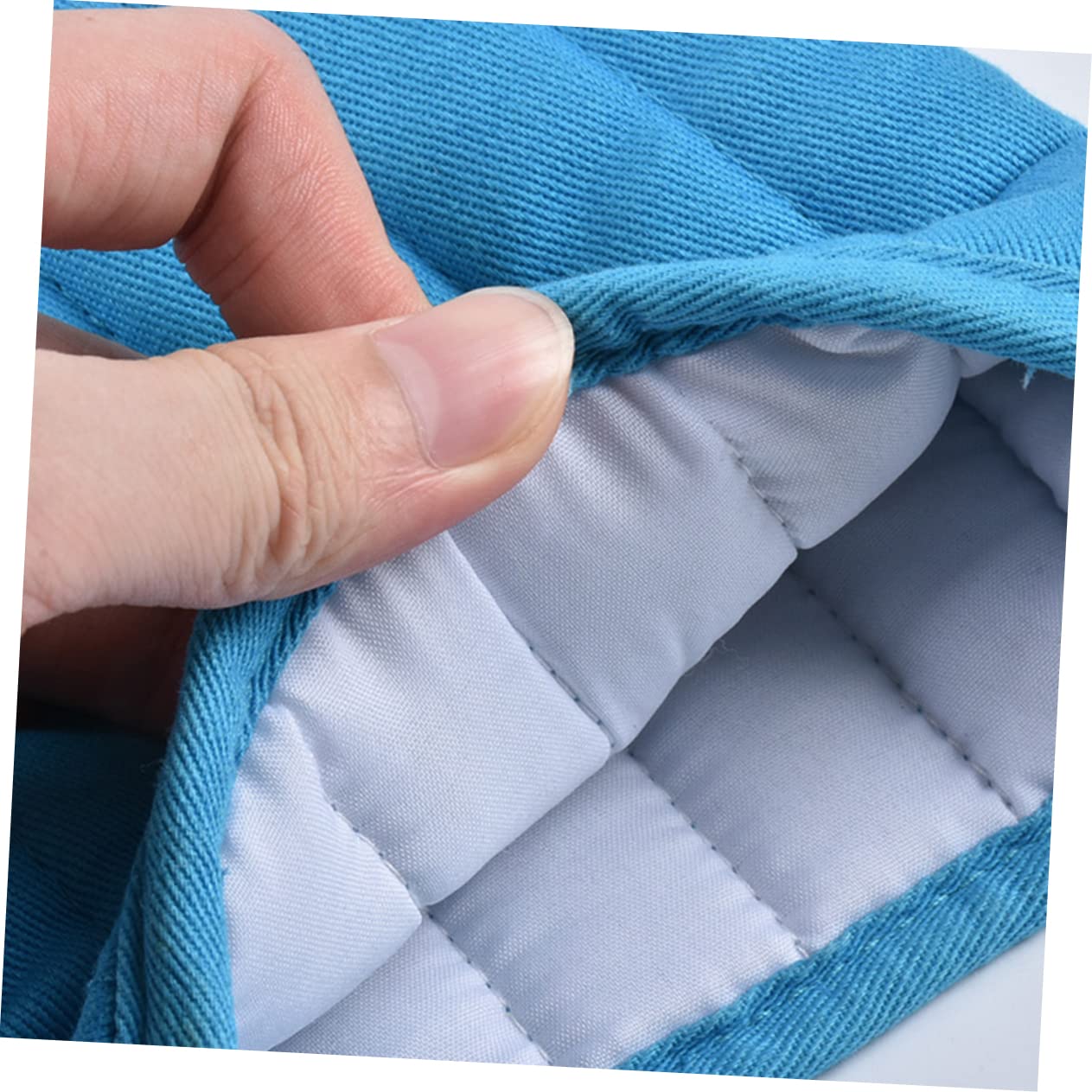 TOPBATHY 3 Manoplas De Algodón para Horno Resistentes Al Calor Y con Aislamiento para Microondas Agarre Ergonómico para Uso Familiar.