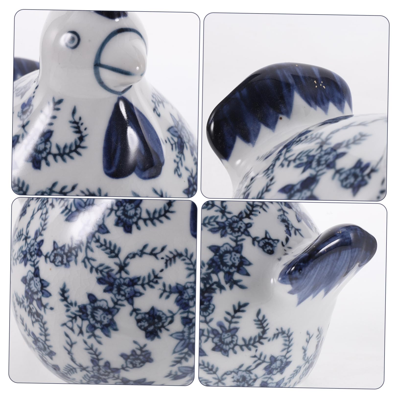Kreative Keramik Hühnerfigur Lustiges Huhn Ornament Für Garten Und Tischdekoration Stabil Und Bruchsicher Für Hochzeiten Und Wohnaccessoires