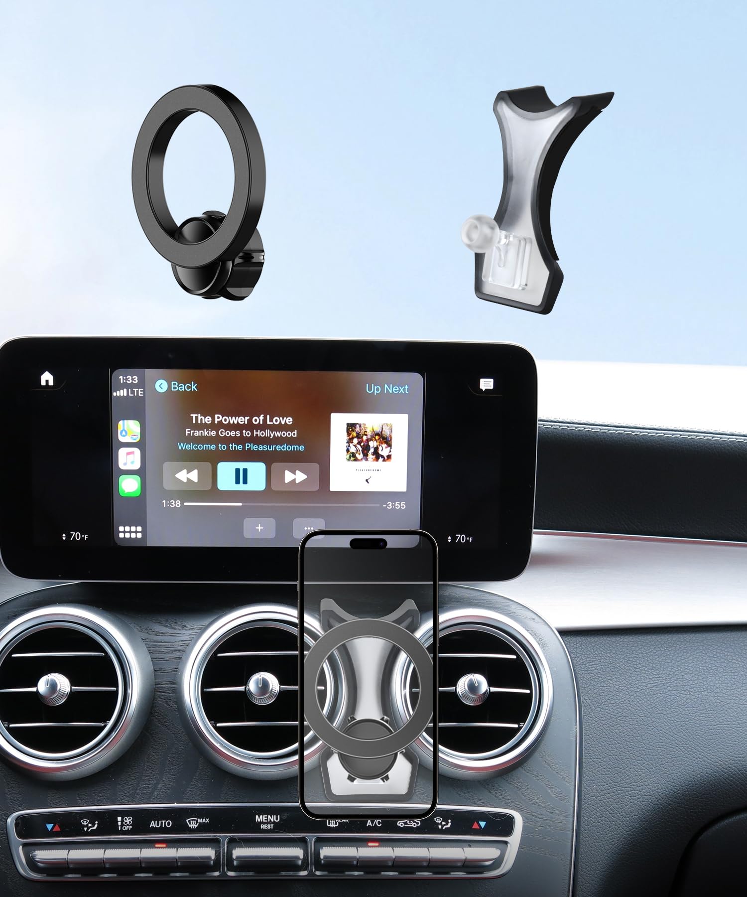 MaserWeller C-Class/GLC Magnetic Mount