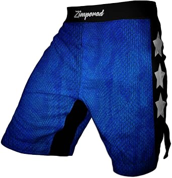 MMA BJJ Cross Training Workout Shorts Jiu Jitsu No Gi Fight Pants - for Grappling, Wrestling, Muay Thai & Boxing