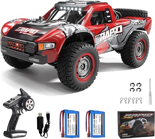 Miniatura 8 de Autos RC 1:14 Camión RC 30 MPH 4WD Auto de Control Remoto Todo Terreno Carro Trofeo para Adultos Niños Juguetes Rápidos Todoterreno RC Buggy Big
