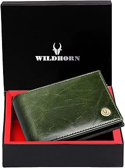RFID Protected Genuine Leather Wallet for Men